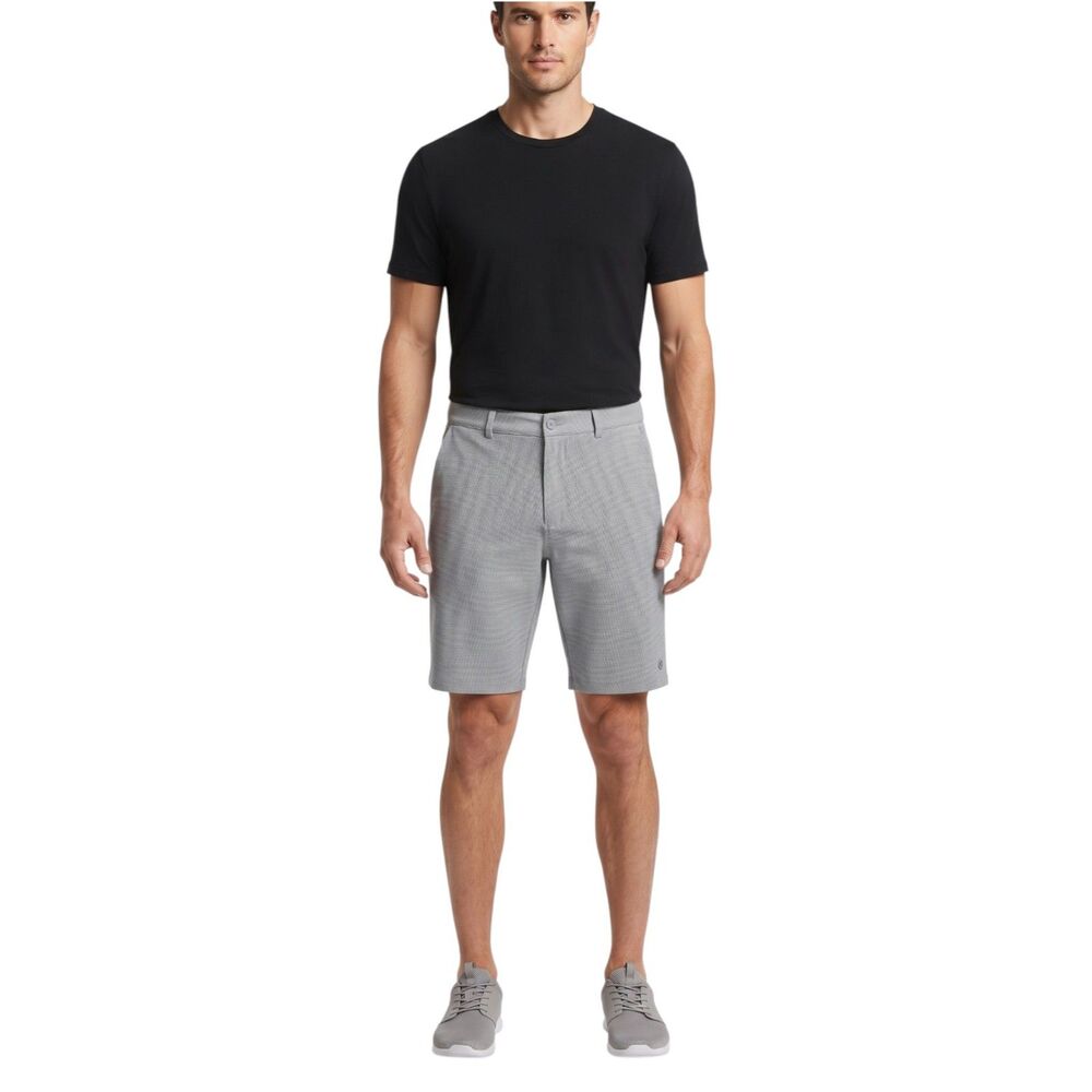 Hang Ten Gray Houndstooth Chino Shorts Size 36